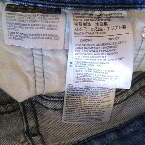 Levi's Men's Denim Jeans 32x34 Regular Wash - Picture 6 of 7